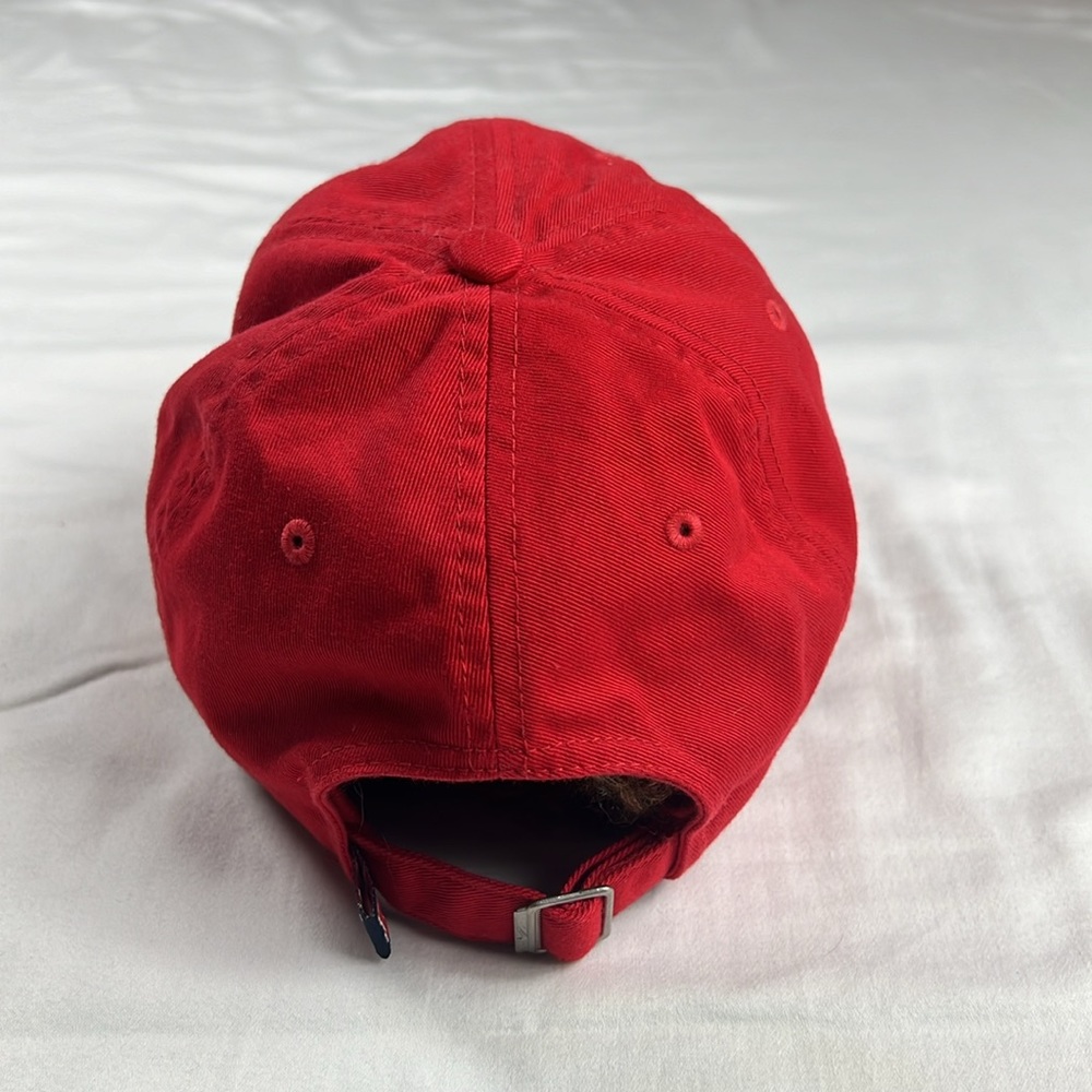 Vintage Red Nike Signed by Houston Nutt Ole Miss Rebels Hat - Picture 7 of 12